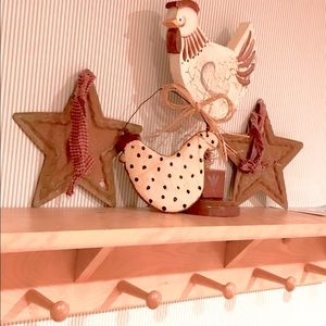 Rustic Country Kitchen Decor (4 pieces)